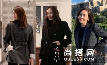 西装外套搭配技巧 跟着韩星学早春西装外套穿搭！